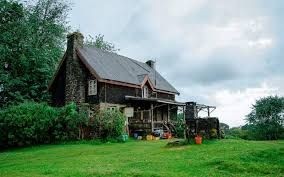 Camping at castle forest lodge in the forest of Mt. Kenya